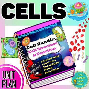 Preview of Plant & Animal Cells Unit Bundle- Life Science Interactive Notebook Curriculum