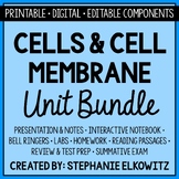 Cells and Cell Membrane Unit Bundle | Printable, Digital &