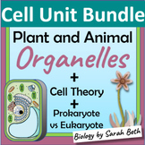 Cell Organelles Unit Bundle - Guided Notes, PowerPoint, Qu