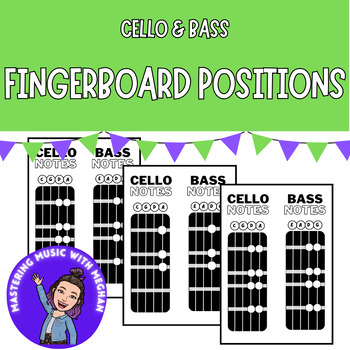 Preview of Cello & Bass Finger Chart Exercise