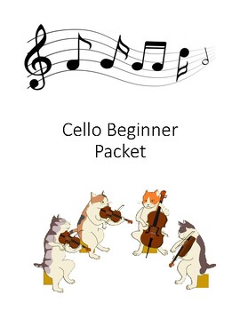 Preview of Cello Beginner Packet