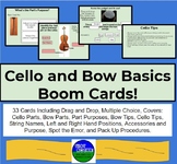 Cello and Bow Basics Boom Cards