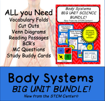 Preview of Body Systems: BIG UNIT BUNDLE