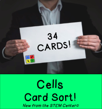 Preview of Cells Card Sort - Distance Learning Friendly!