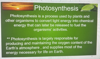 Preview of Cells - Animal and plant cells, photosynthesis, prokaryotic and eukaryotic cells