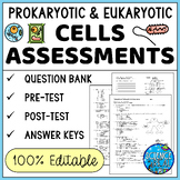 Cells Assessments - Pre-Test, Post-Test, Question Bank - 1