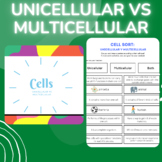 Cells Bundle: Unicellular vs Multicellular