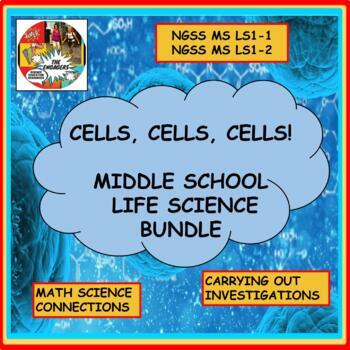 Preview of Cells, Cells, Cells! Bundle for NGSS MS LS1-1 and MS LS1-2