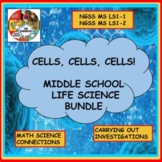 Cells, Cells, Cells! Bundle for NGSS MS LS1-1 and MS LS1-2