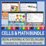 Cells Coloring Books, Reading Passages and Math Bundle | P