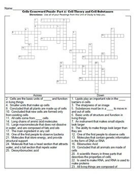Results for microscope crossword | TPT