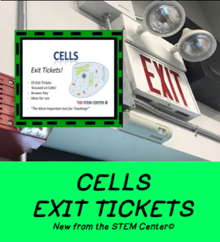 Preview of Cells Exit Tickets