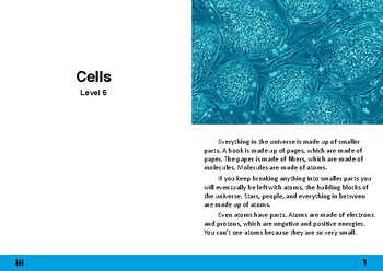 Preview of Cells – Home School Lessons