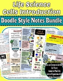Cells Introduction Unit Bundle (Doodle style notes and Slides)