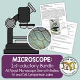 Microscope Introduction - PowerPoint, Notes and Lab 