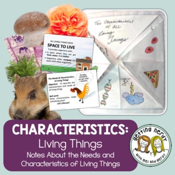 Preview of Needs & Characteristics of Living Things PowerPoint and Notes