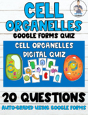 Cells Organelles Digital Quiz (Auto-Graded Google Form)