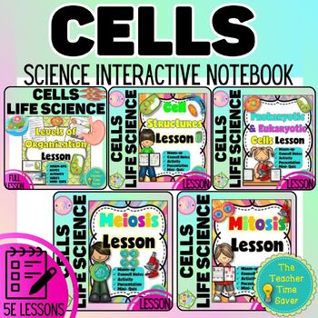 Preview of Plant & Animal Cells Curriculum Bundle - Middle School Biology Science Notebook