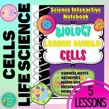 Preview of Plant & Animal Cells Curriculum Bundle - Middle School Biology Science Notebook
