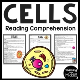 Cells Informational Text Reading Comprehension Worksheet f