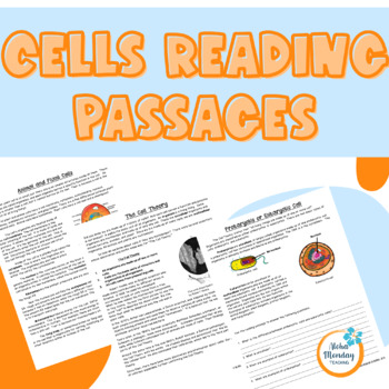 Preview of Cells Reading Worksheets