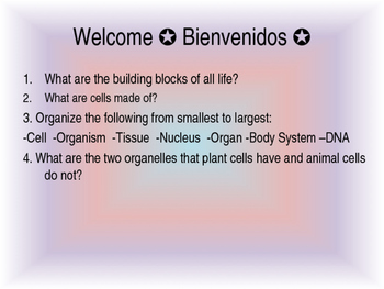 Cells Review Powerpoint by Bringing Science to Life | TPT