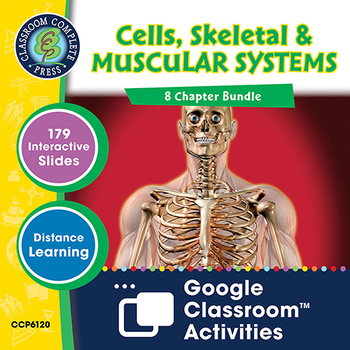 Preview of Cells, Skeletal & Muscular Systems - Google Slides BUNDLE Gr. 5-8