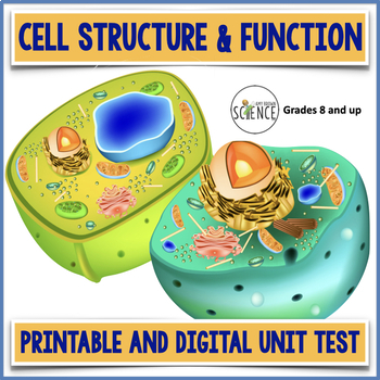 Preview of Cell Organelles and Cell Transport Unit Test
