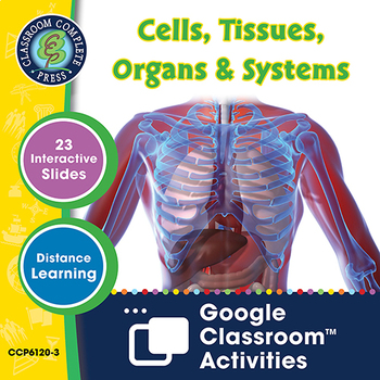 Preview of Cells, Tissues, Organs & Systems - Google Slides Gr. 5-8