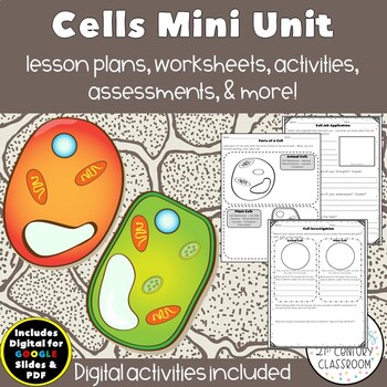 Preview of Cells Unit {Digital & PDF Included}