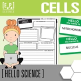 Cells Vocabulary Activity | Role Play and Peer Teaching Sc
