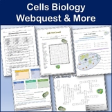 Cells Webquest | Editable Digital Science Activities & Puzzles