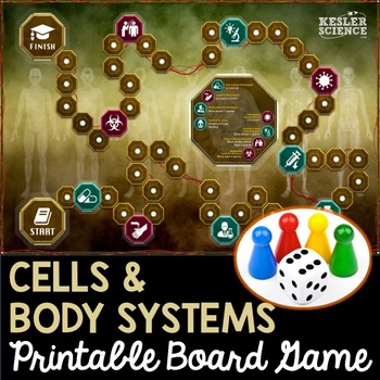Cell Board Game Worksheets Teachers Pay Teachers