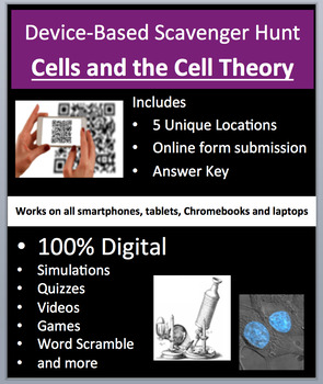 Preview of Cells and the Cell Theory – A Device-Based Scavenger Hunt Activity