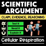 Cellular Respiration Activity with Claim Evidence Reasoning