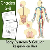 Cellular Respiration & Body Systems Unit with Interactive 