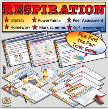 Preview of Cellular Respiration  - Fully Resourced Lesson + Find the Pair Team Game