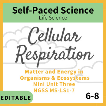 Preview of Cellular Respiration Mini Unit and Egg Osmosis Lab for Middle School MS-LS1-7