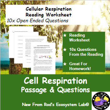 pre lesson homework quiz cellular respiration