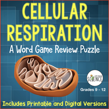 Preview of FREE Cellular Respiration Vocabulary Word Game