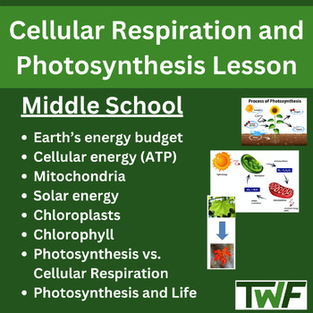 Preview of Cellular Respiration and Photosynthesis Lesson - Introductory Lesson Package