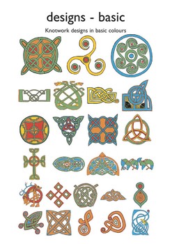Preview of Celtic Designs in Primary Colors