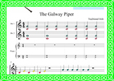 BOOMWHACKER SCORE.st patrick's day-Celtic irish-THE GALWAY PIPER-