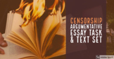 Censorship Argument & Text Set (and a little more)