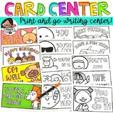 Center Activity | Card Writing Station (60+ Designs Included!)
