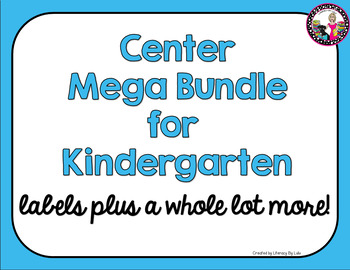 Preview of Literacy Center Bundle