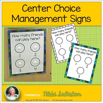Preview of Center Choice Management Signs