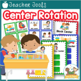 Center Management Signs and Cards for Preschool