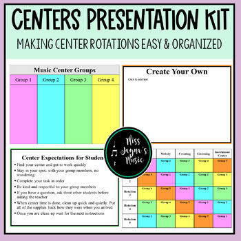 Preview of Center Organization Kit for the Music Room