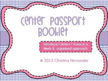 Preview of Center Passport Handout